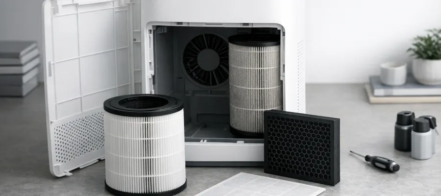 Filterwechsel Schritt-fuer-Schritt: Sicherer Austausch beim Luftreiniger