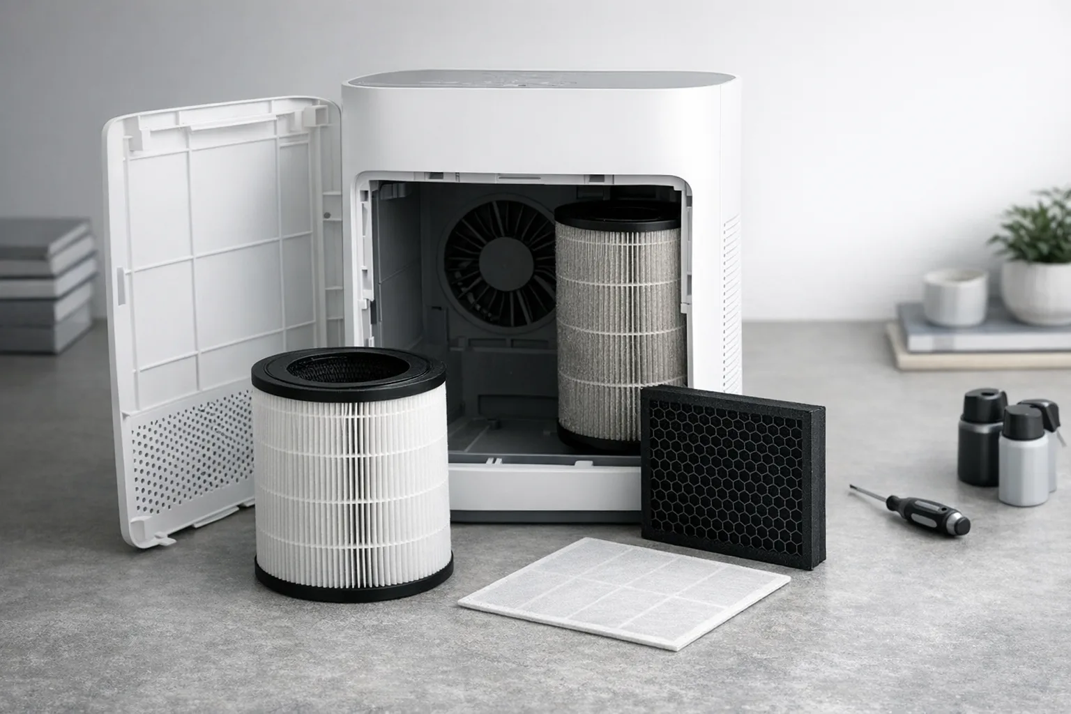 Filterwechsel Schritt-fuer-Schritt: Sicherer Austausch beim Luftreiniger