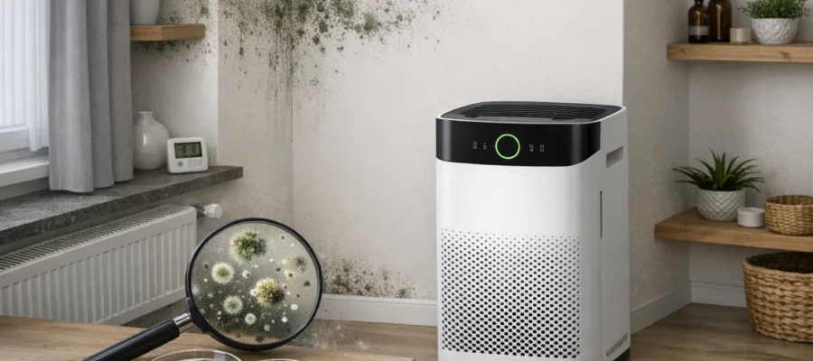 Luftreiniger bei Schimmelsporen: praeventive Nutzung und Raumgestaltung