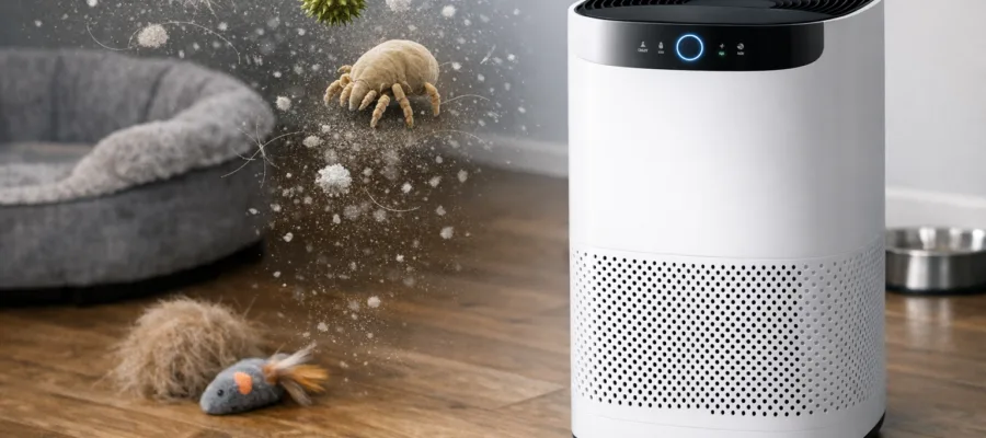 Luftreiniger bei Tierallergien: Strategien zur Minimierung von Tierhaaren und Allergenen
