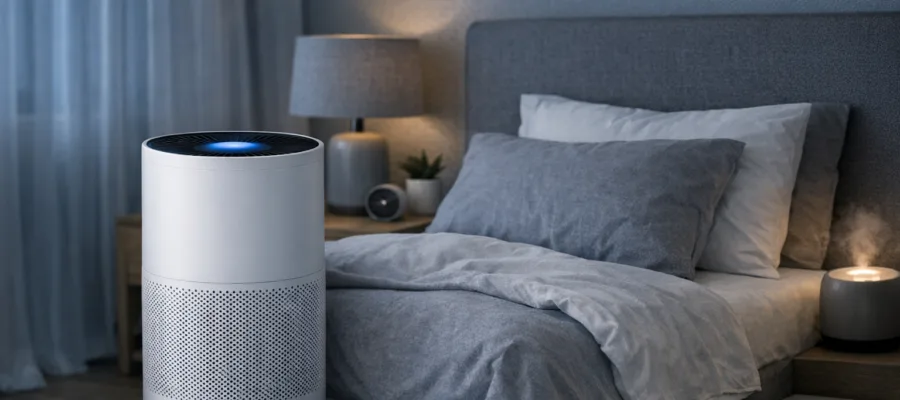 Luftreiniger fuer Schlafzimmer: Kaufkriterien fuer ruhige Nachtruhe