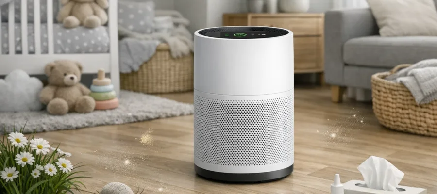 Luftreiniger fuer Zuhause: Welches Geraet passt zu Wohnraum, Allergien und Babys?